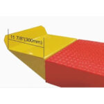 AMGO Extended Wheel Stops For AX-16A (Each)